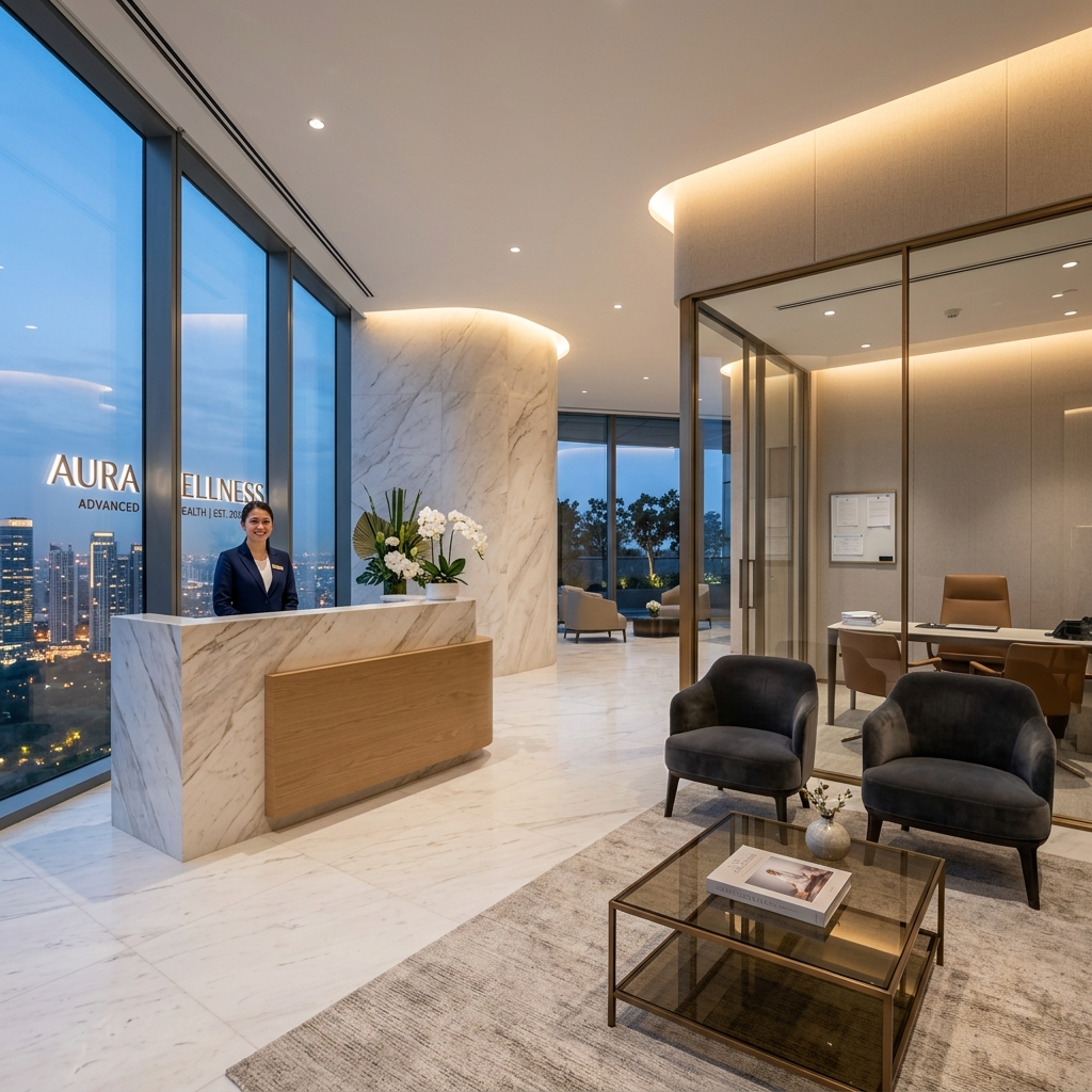 Interior de clínica premium